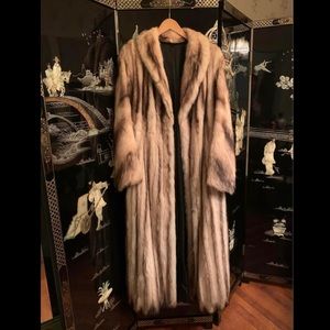 Natural Fitch Fur Coat